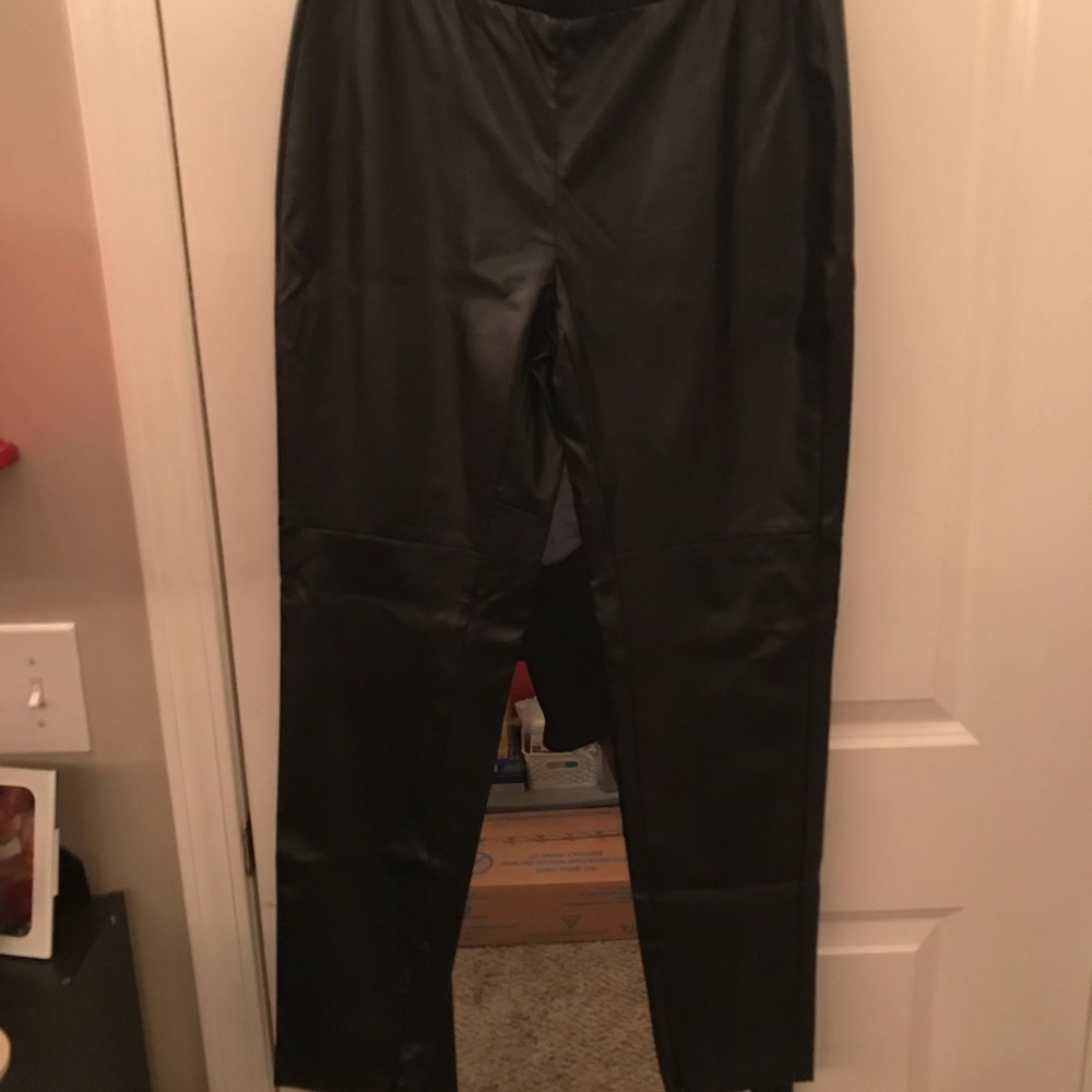 Faux Leather Pants